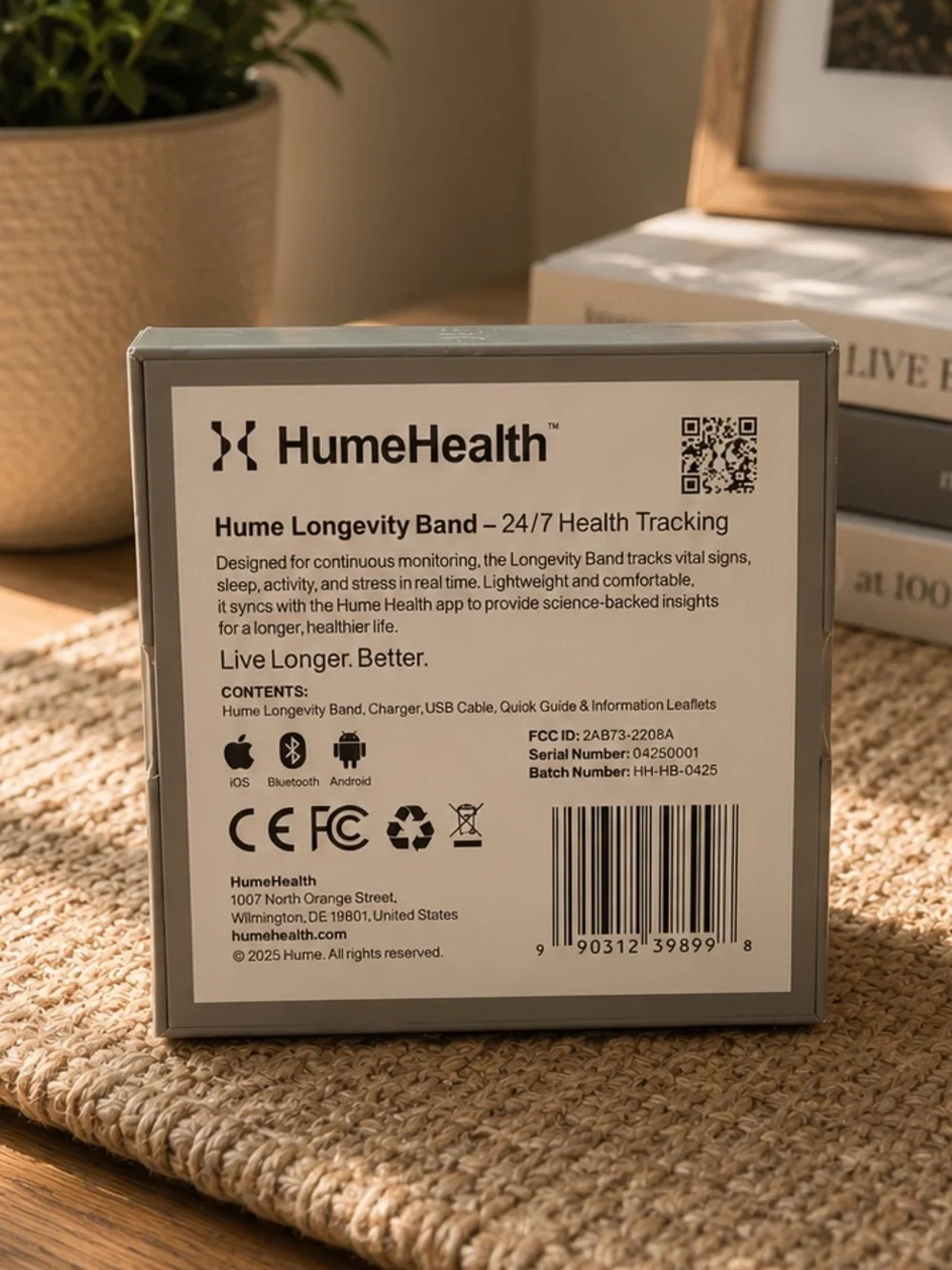 HumeHealth Hume Longevity Band